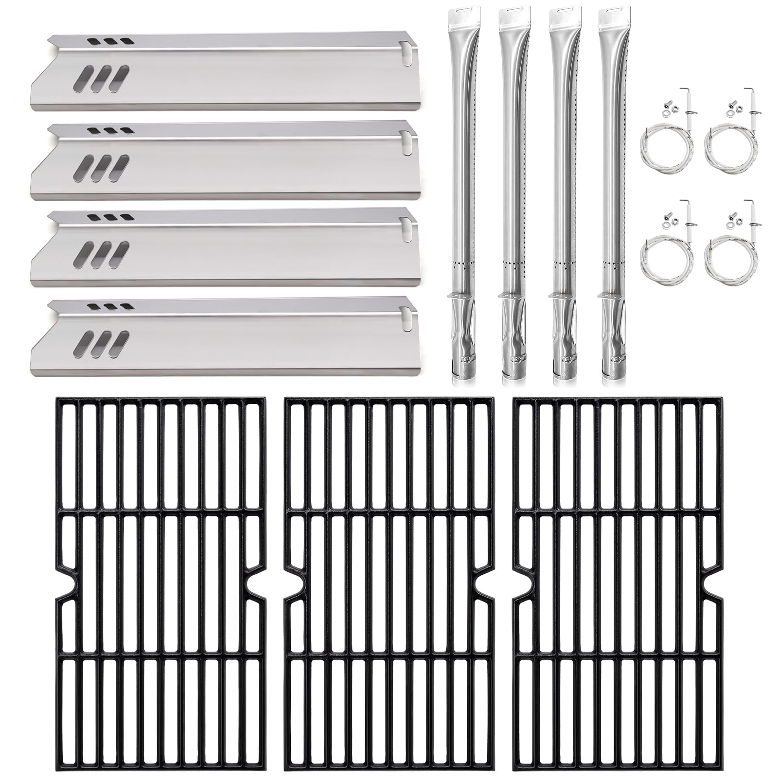 Grilles de rechange Dyna Glo DGF493BNP et tubes brûleur pour barbecue de jardin