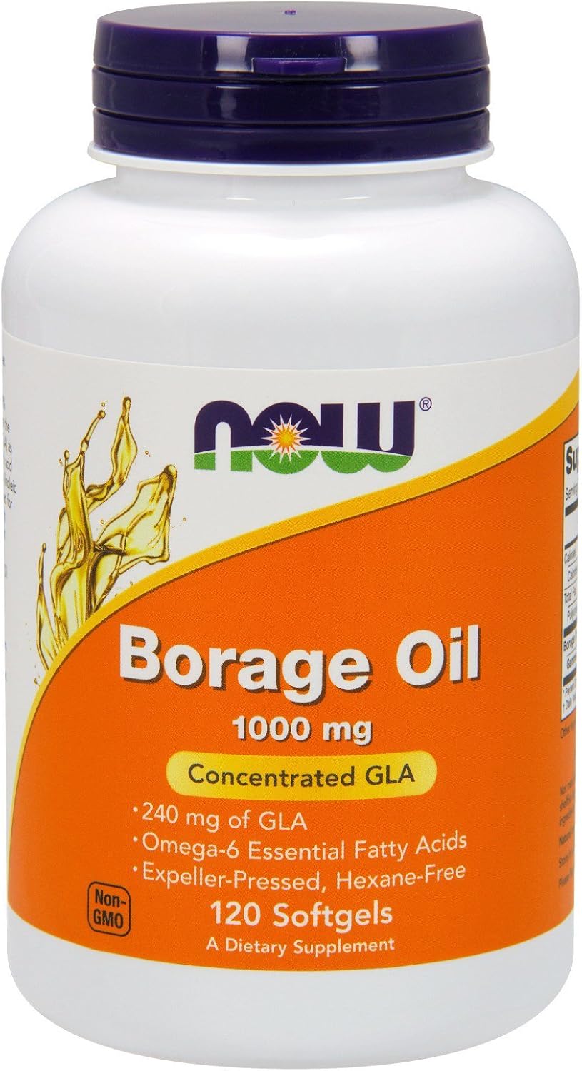 NOW Foods, Borage Oil 240mg 120 SGELS (Multi-Pack)