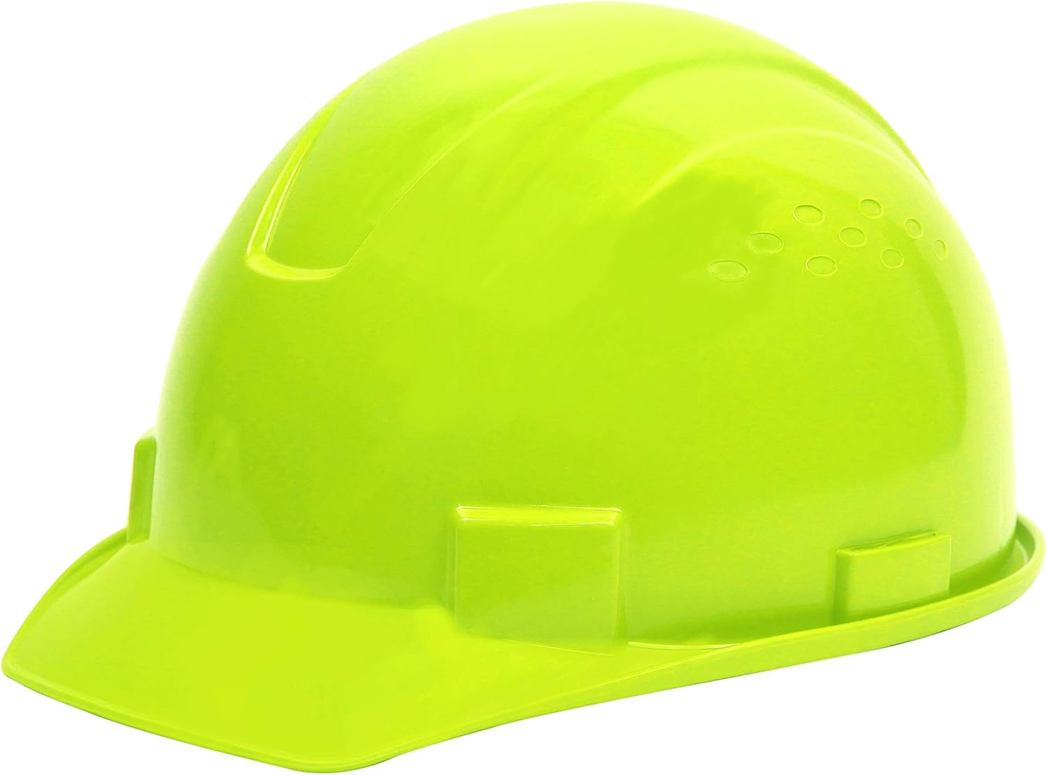 RK-HP14-HG, Hard Hat Cap Style with 4 Point Ratchet Suspension, 1EA (Hi vis green)