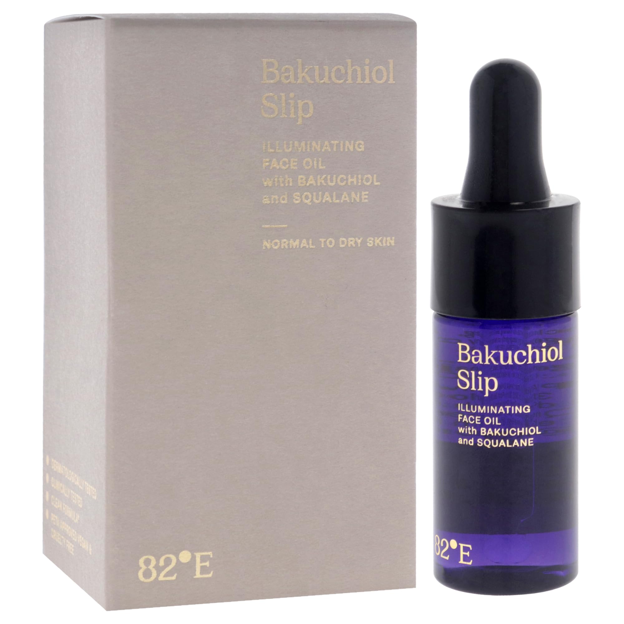 Bakuchiol Slip illuminating Face Oil Mini by 82E for Women - 0.5 oz Oil, Cranberry, 15 ml (Pack of 1) - Image 3