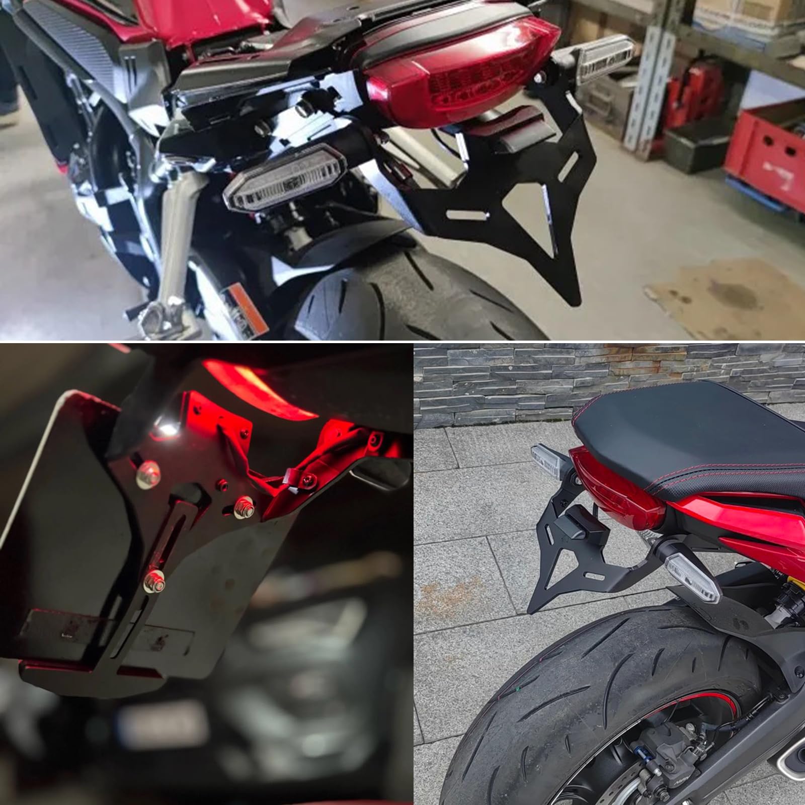 Portatarga per moto Tail Tidy compatibile con Honda CBR650R / CB650R CBR 650R / CB 650R 2021-2025