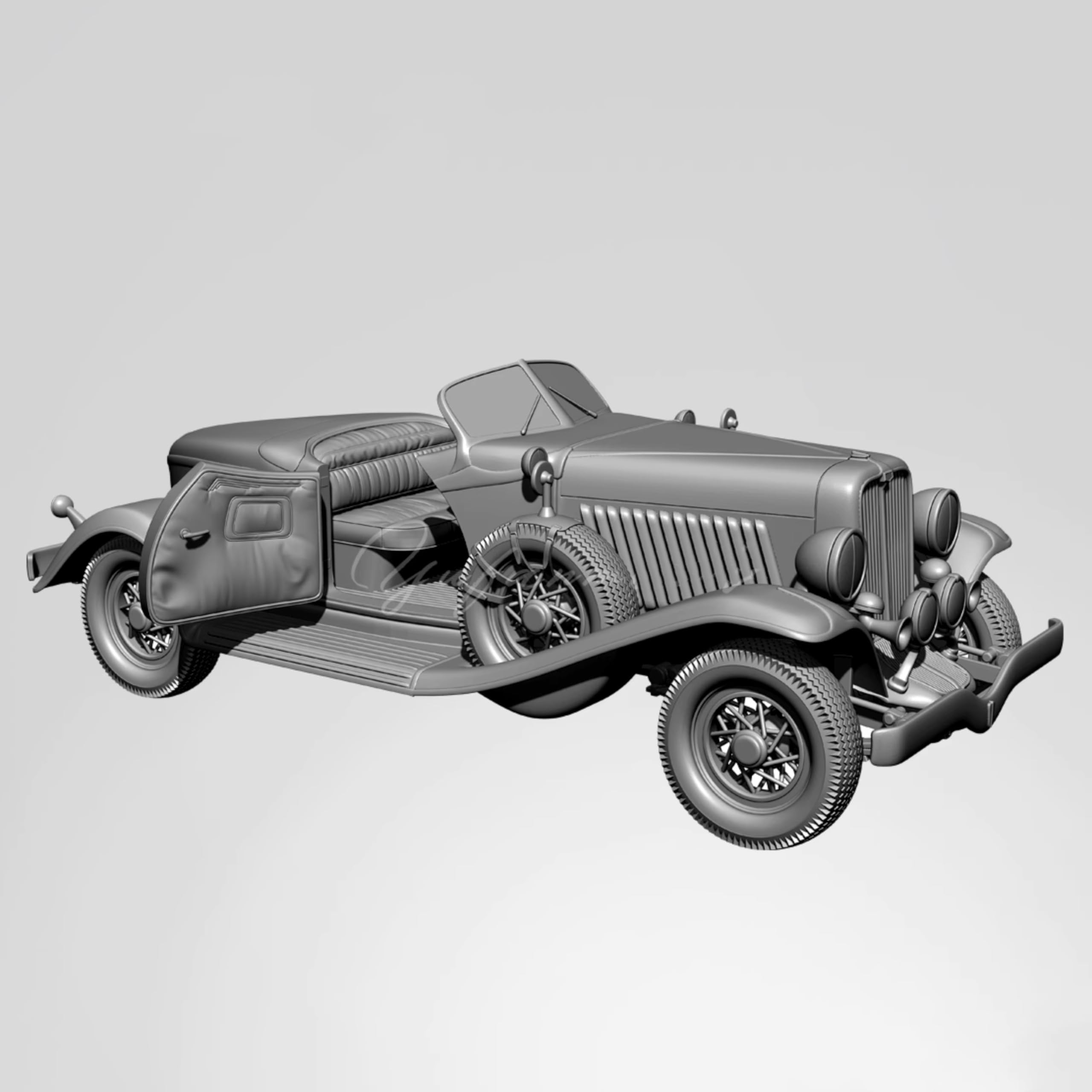 1/35 Resin Soldier Model Kit WW2 German Car Model Kit non peint et non assemblé (Cg6B-3)