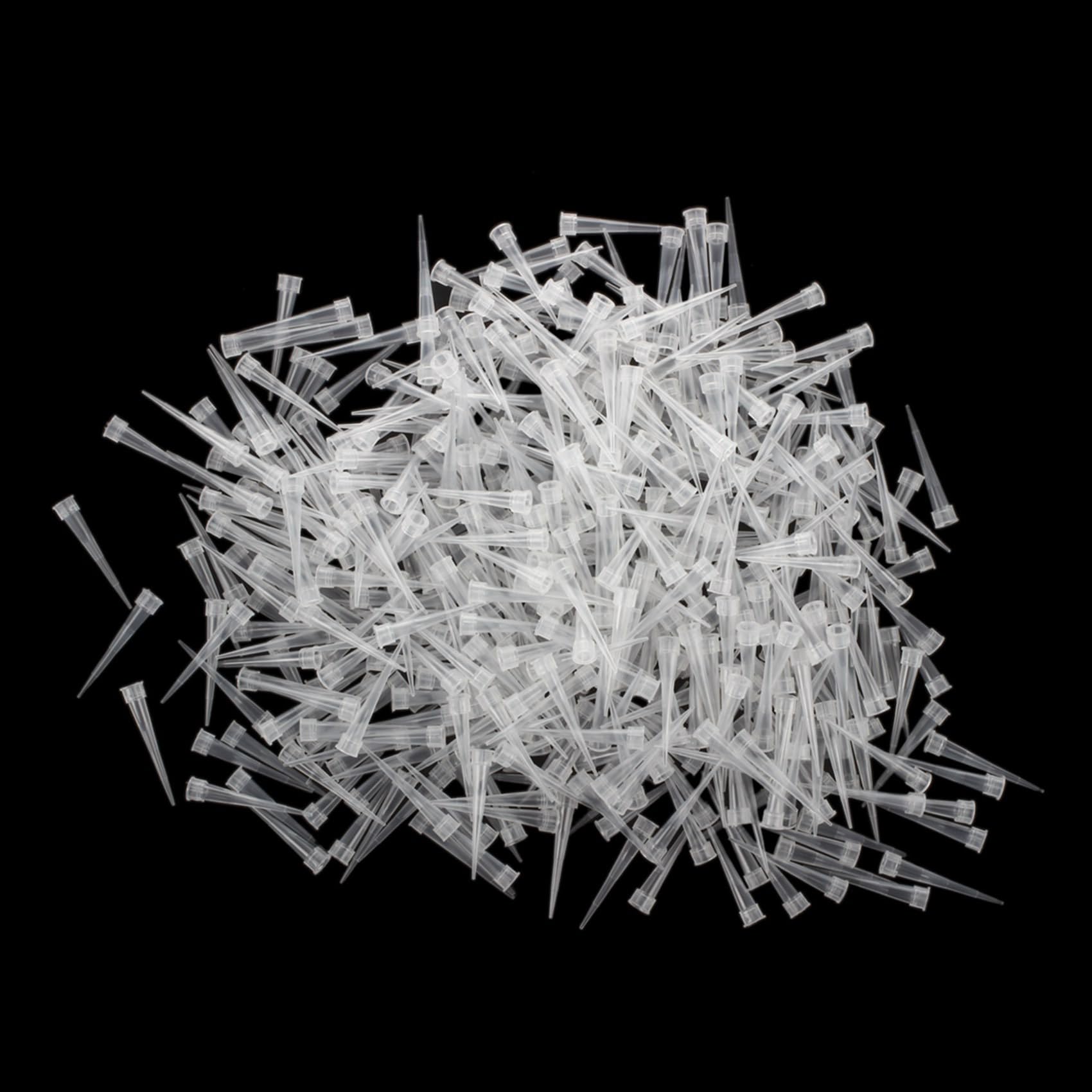TsoLay Puntas de pipeta de líquido de laboratorio blanco transparente 10UL para laboratorio, 4000 unidades
