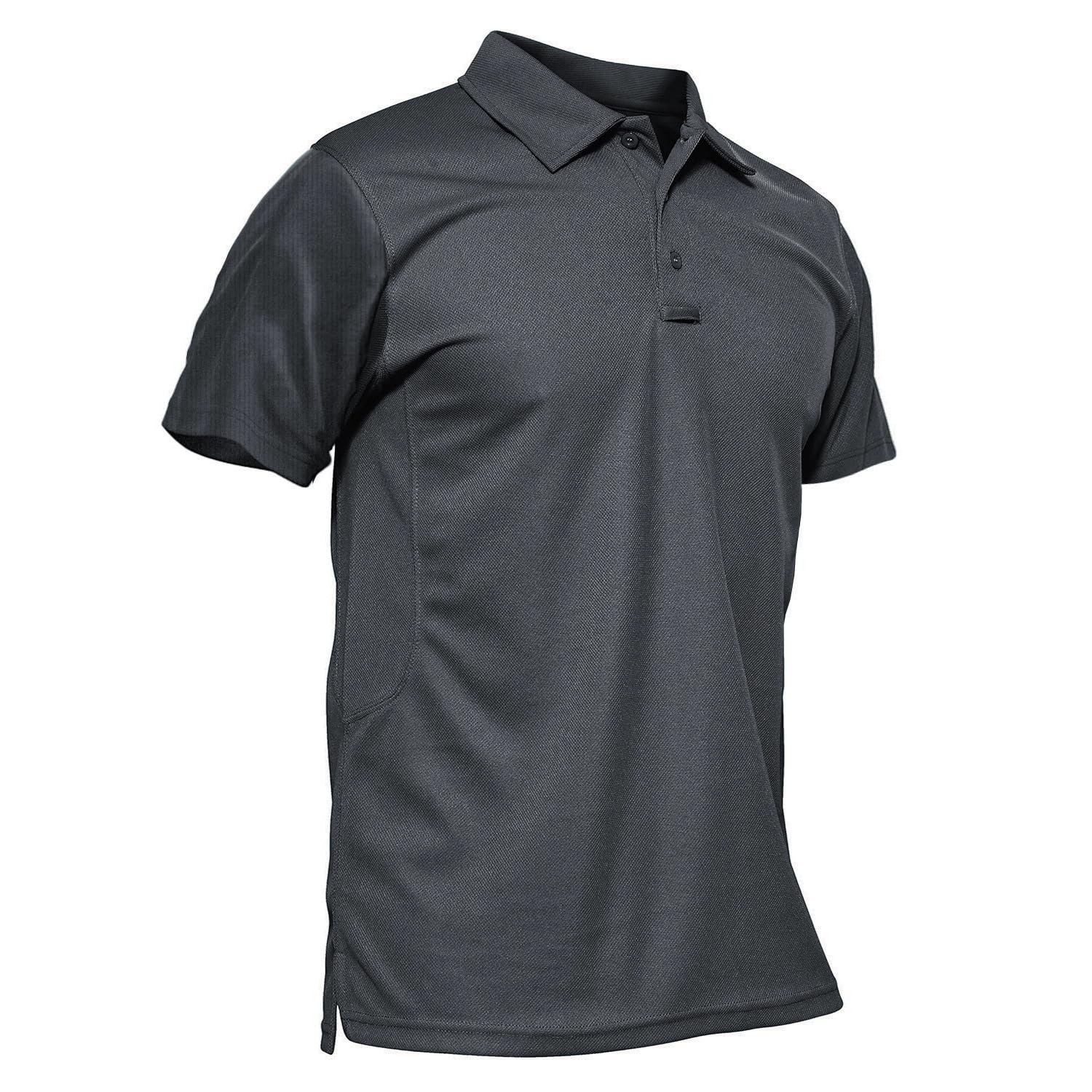 KEFITEVD Polos Transpirables para Hombre al Aire Libre Manga Corta Secado Rápido Camisetas de Camping — view 8