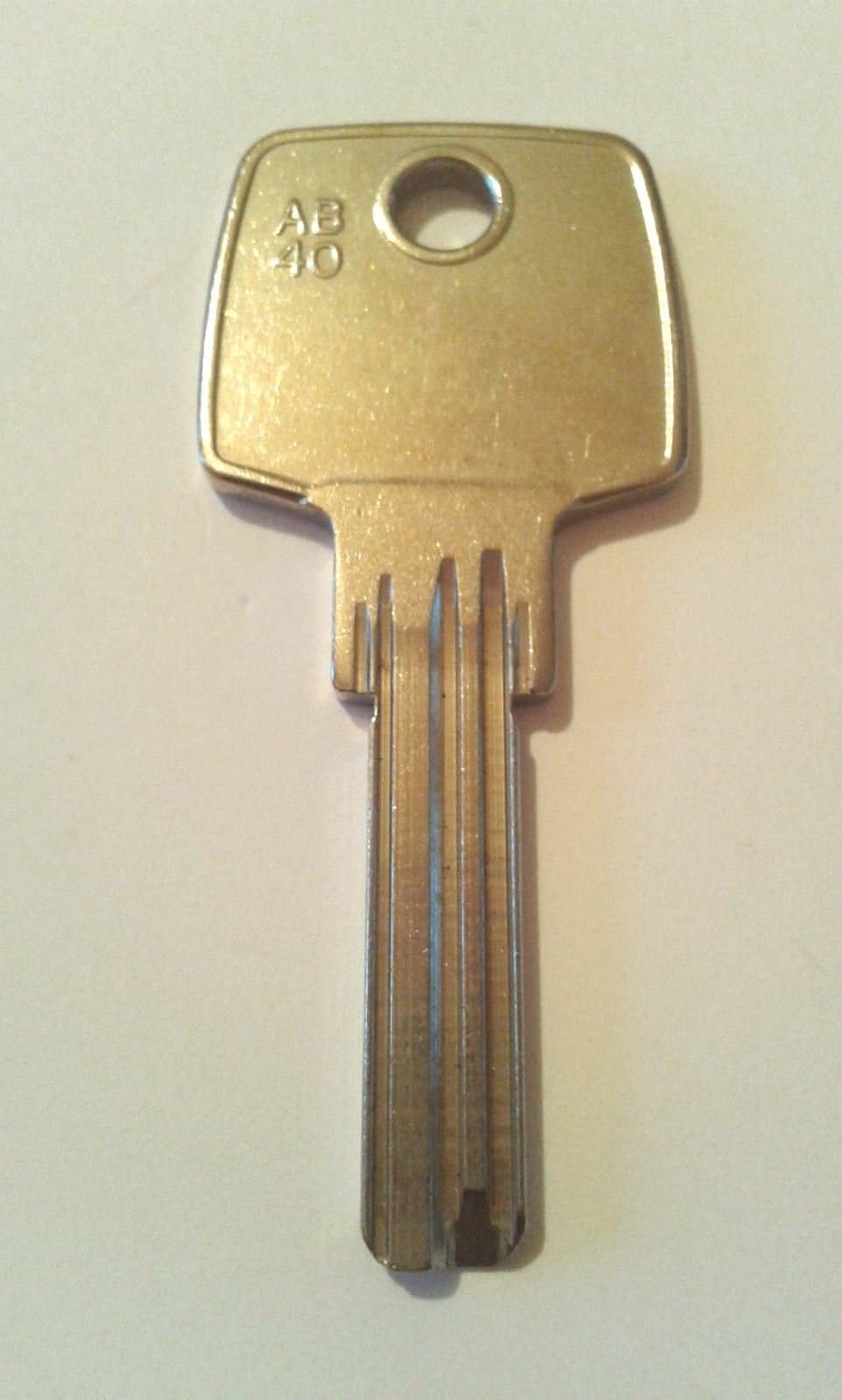 2 X AB40 SILCA/ABUS KEY BLANKS