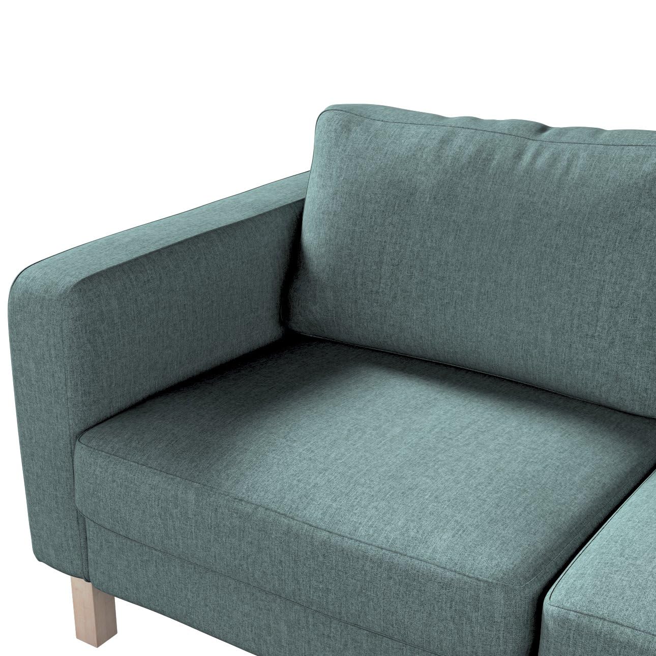 Housse De Remplacement Pour Canapé Karlstad - Taille Unique 89x89x64 Cm - En Velours Polyester - Fabriquée En Pologne - 6