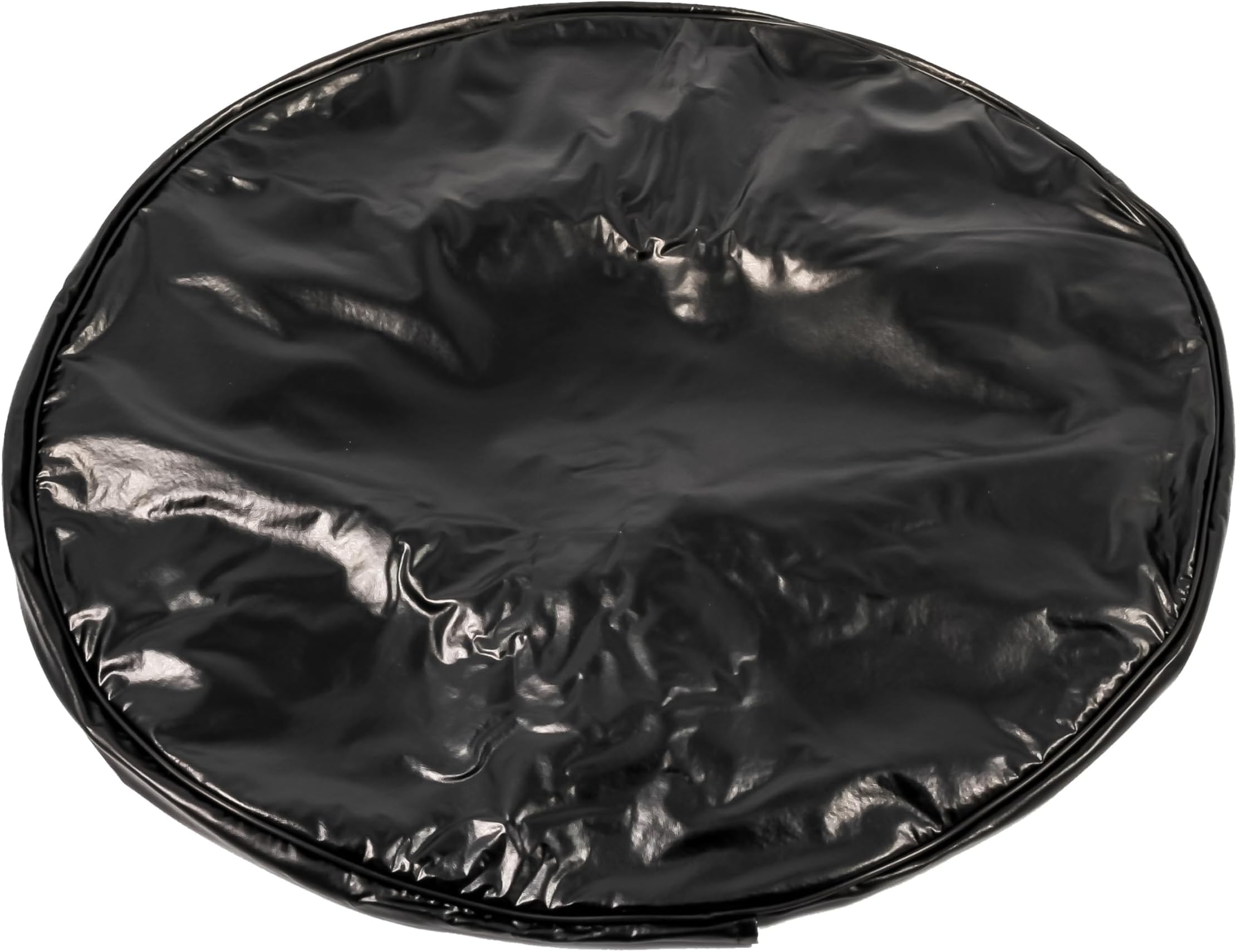 Camper/RV Spare Tire Cover | Protects Spare Tires from Dirt, Rain, and More & Fits 24” Diameter Tires | Heavy Nylon Thread for Weatherproof Seams | Black Vinyl (45260)