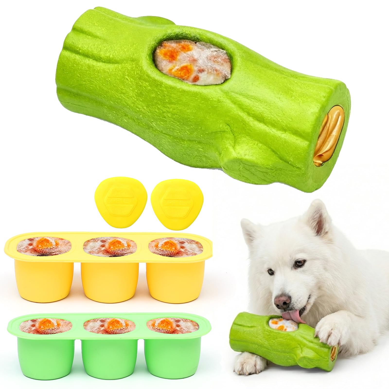Green Dog Chew Puzzle for Aggressive Chewers