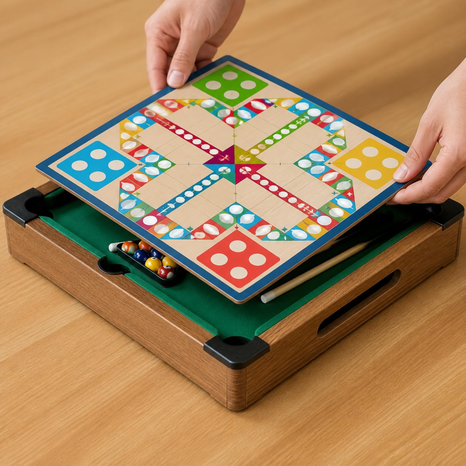Table Billard Table Équilibrée Multifonctionnelle, Compacte, pr lon, Appartement, Famille