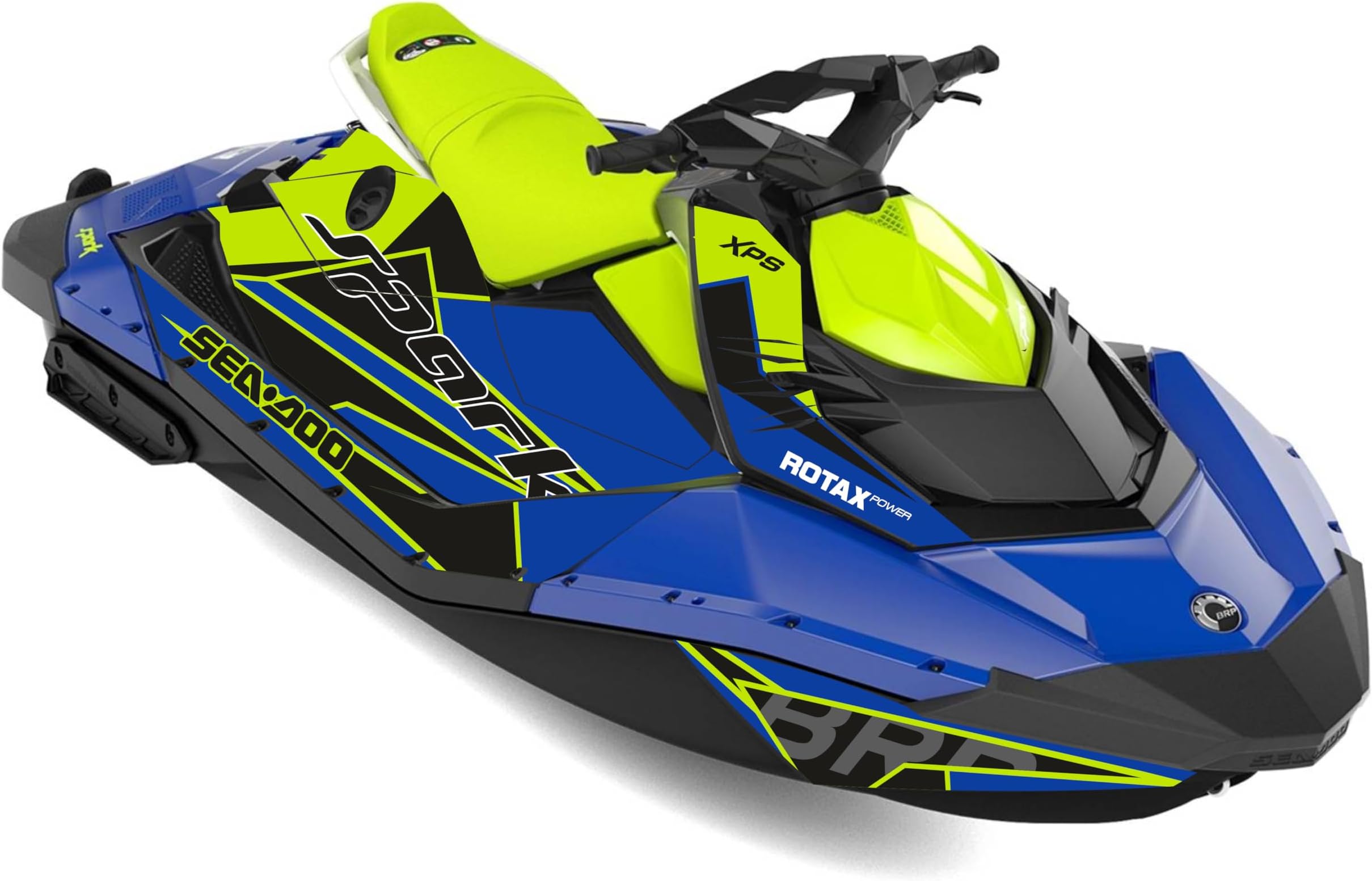 Fit for SeaDoo Spark 2UP 3UP Vinyl Sticker Decal Graphics Set – Jetski (2021-2022), Bubble-Free Technology, Protective Laminate, UV Resistant Decals (Blue 3)