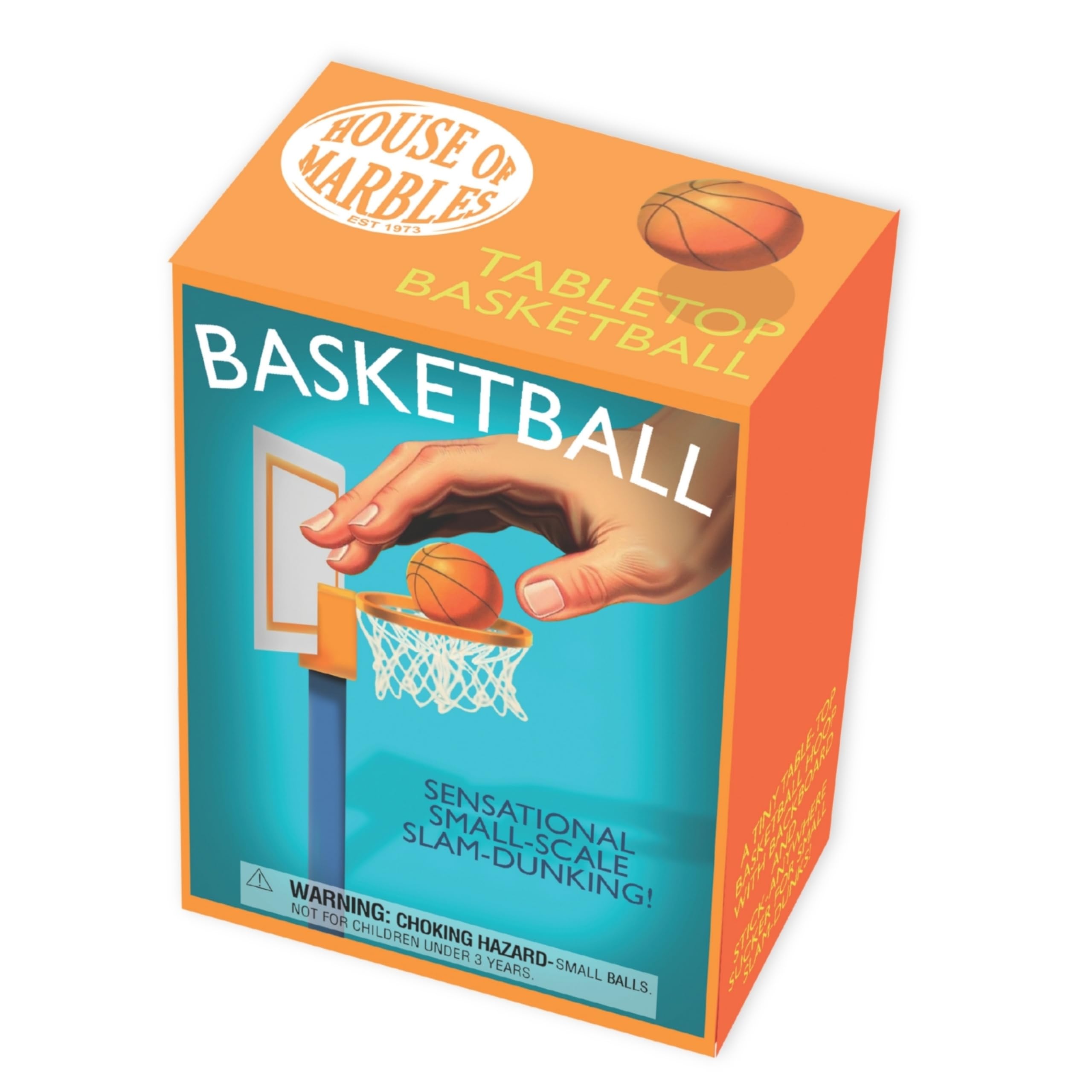House of Marbles Tabletop Basketball Game - Mini Desktop Basketball Set for Children & Adults