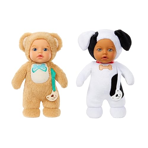 Baby Born Cozy Cuties Soft Baby Doll- Bear & Puppy