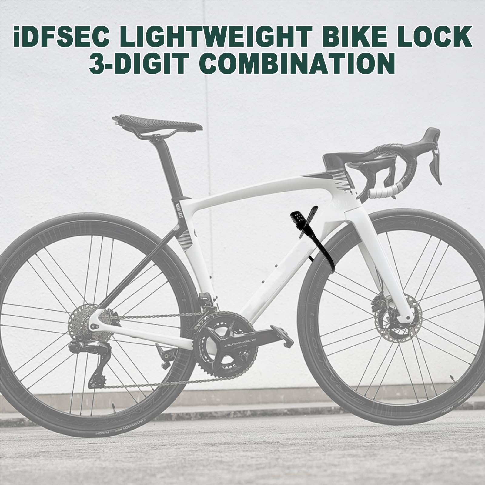 Fermacavo regolabile con nucleo in acciaio inox, multiuso, per fissare caschi, biciclette, sci, scooter, bar, cancello (confezione da 4, nero)
