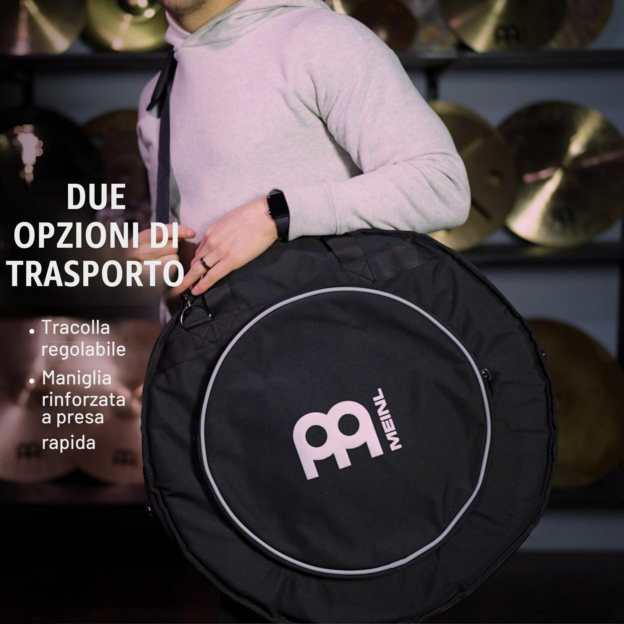 Meinl Cymbal Bag MCB22, 22", Professional - Borsa per piatti