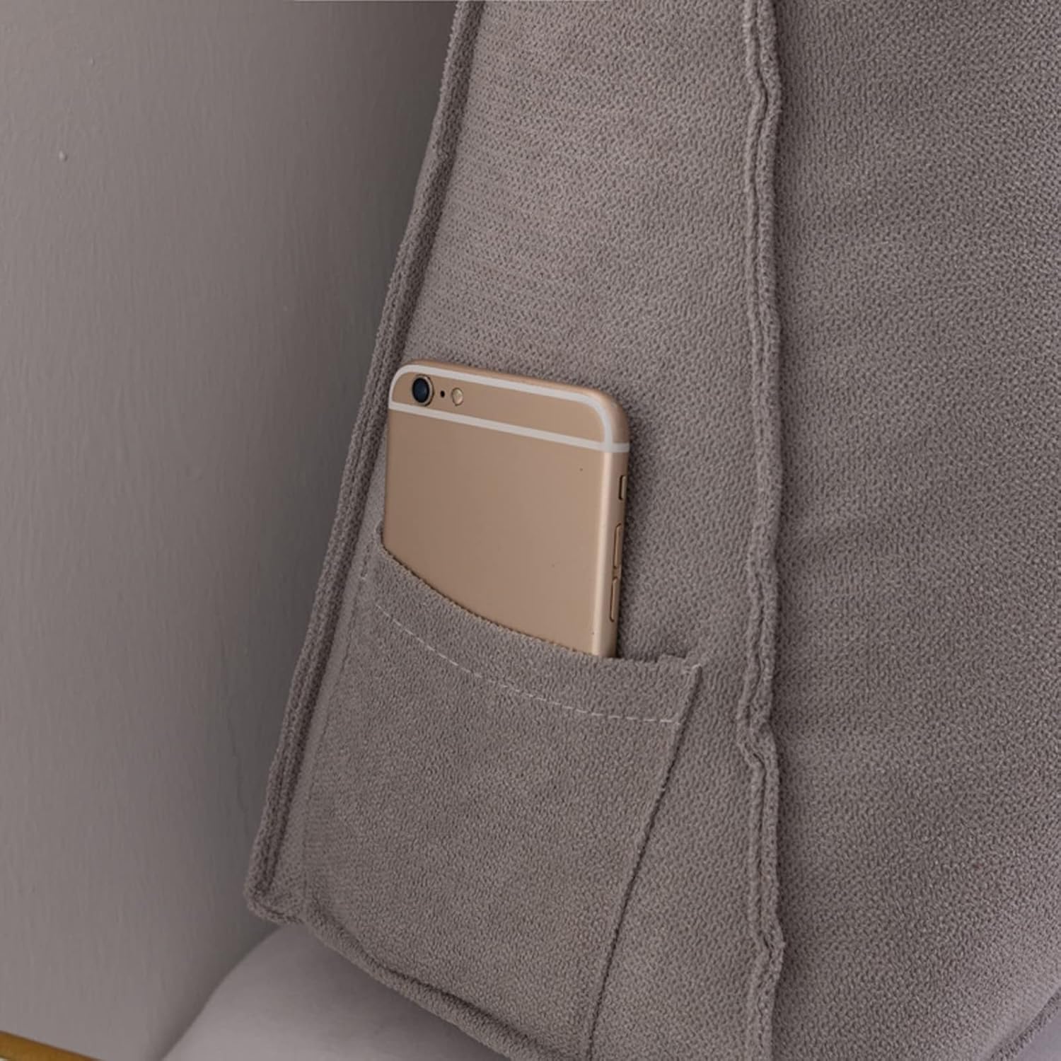 Triangular Reading Bed Rest Pillow,Wedge and Body Positioners Reading Pillow Large Bolster Headboard Backrest Support Cushion for Day Bed Bunk Bed,B,23.6IN/60CM