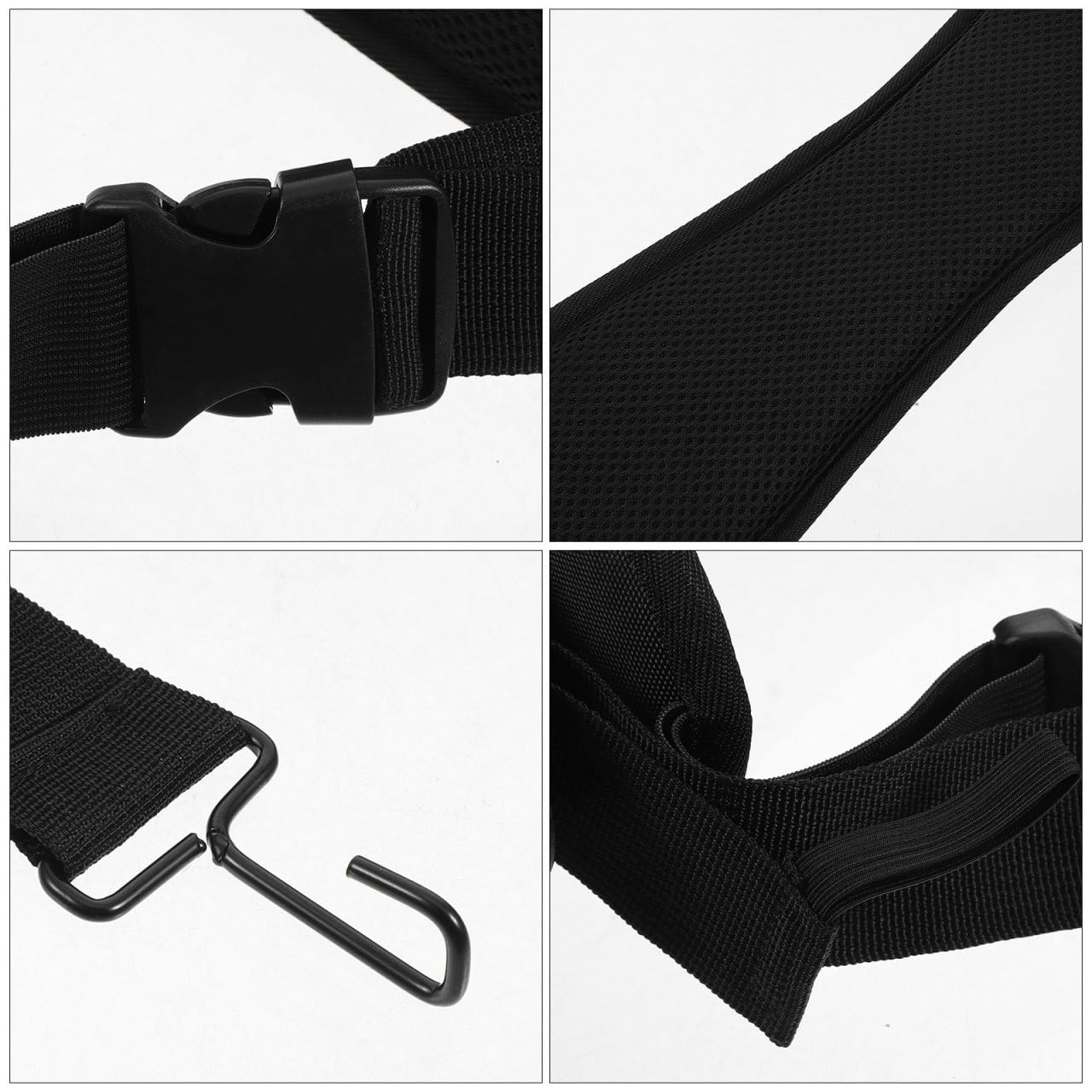 Cinghia Regolabile Per Djembe E Rullante – Nylon E Metallo, 75-112 Cm, Per Liberare Le Mani
