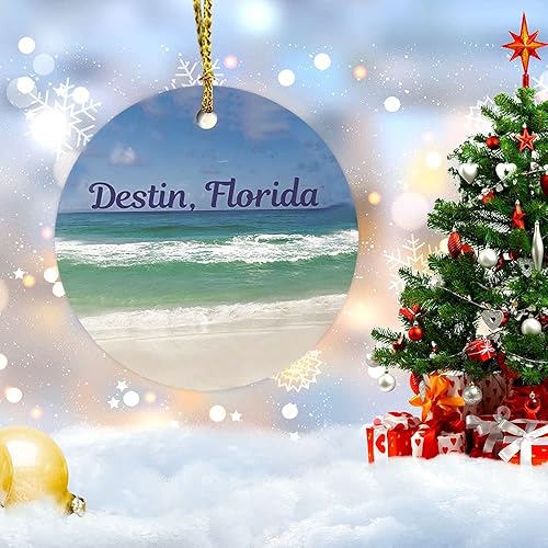 Vista 36 de Decoración de Navidad Normandía Francia, adorno de Navidad, recuerdo de recuerdo, adorno de Navidad, regalo de árbol de Navidad, adorno de cerámica