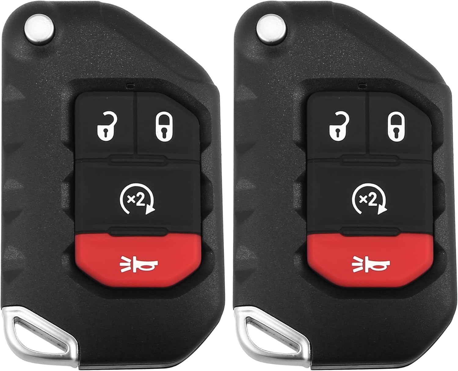 X AUTOHAUX 2pcs 433.92MHz Replacement Keyless Entry Remote
