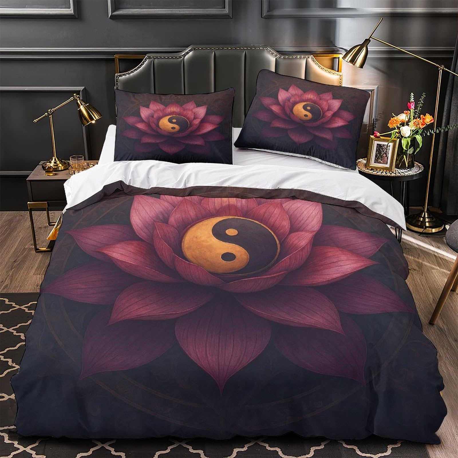 Housse de couette loup 3D de qualité supérieure en microfibre ultra douce 260x220