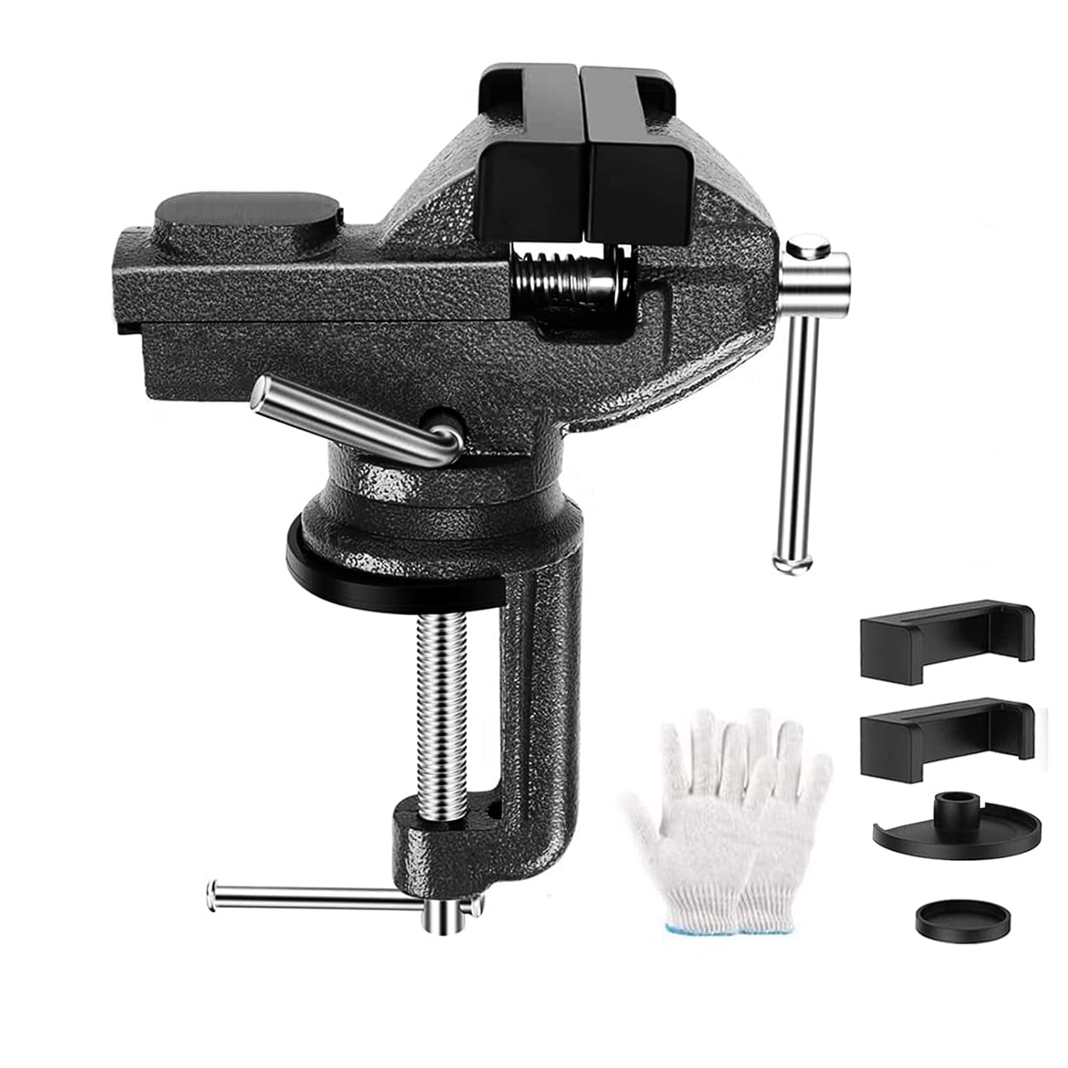 Home Table Vise Universal Rotate 360° Work ClampOn Vise, golf club