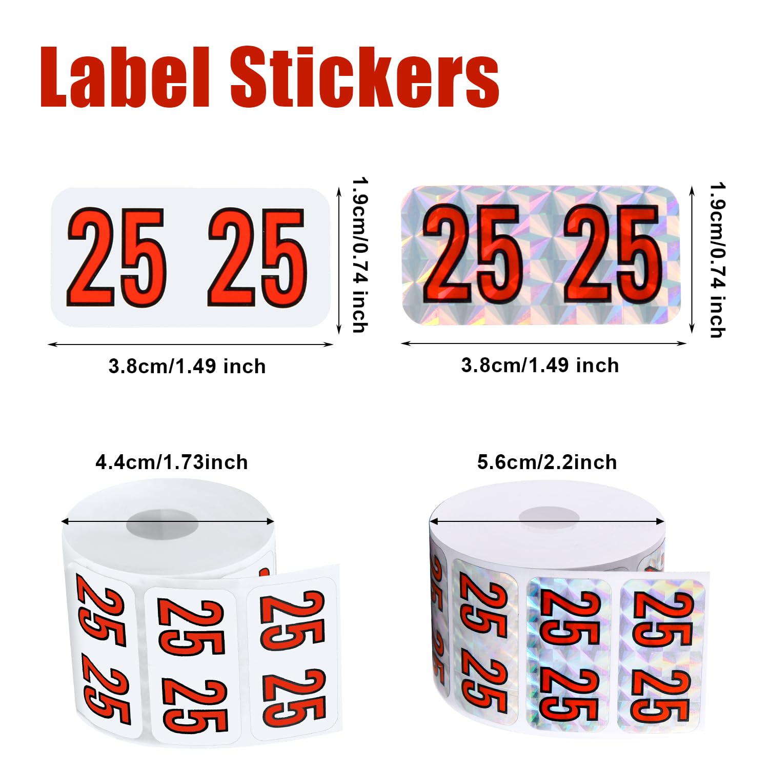 1000pcs 2025 Year Stickers - Image 2