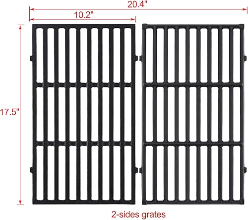 Miniatura 6 de 7637 Parrillas de Parrillas para Weber Spirit E-210 E-215 Piezas de repuesto para parrilla Weber Spirit II E-210 GS4 S-210 E-220 I y II Serie 200
