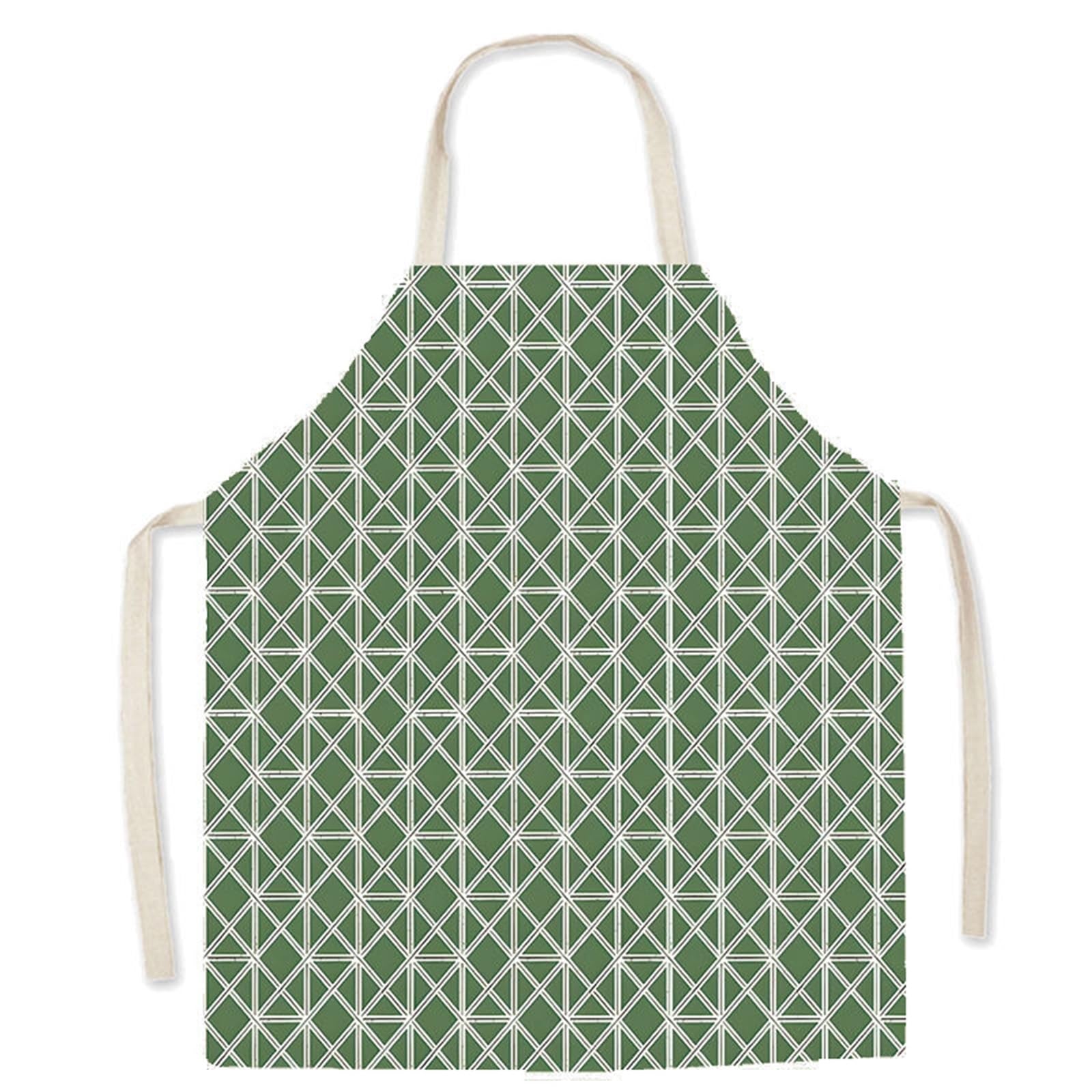Nordic Linen ärmellose Schürze für Paare, Küchenschürze für Damen und Herren