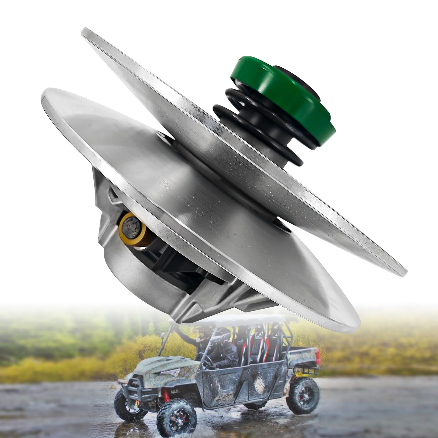 Blrack 21040303301 Secondary CVT Driven Clutch Compatible with 2014-2021 ODES UTV 800 ATV800 Dominator Raider Assailant X2 X4 D2#Replace 21040303303