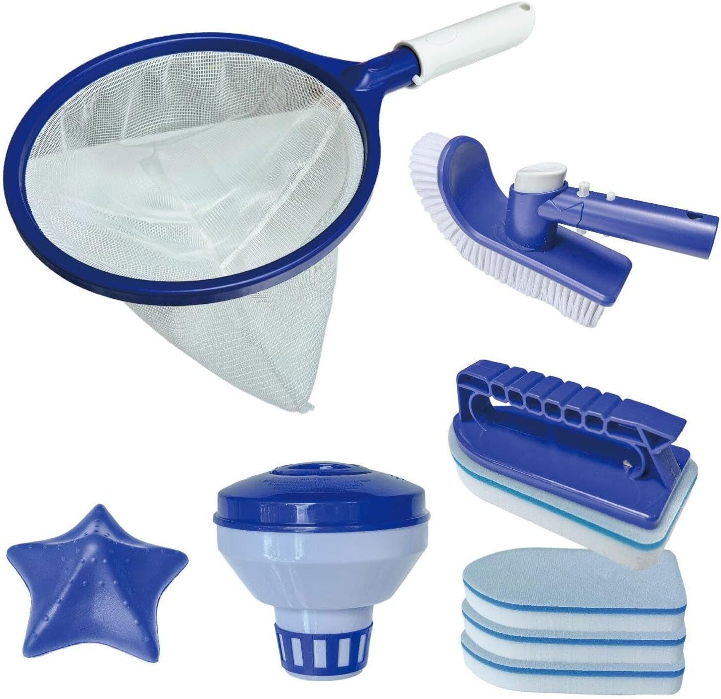 In The Swim 8‑Piece Deluxe Spa Cleaning Kit – Complete Hot Tub Surface Maintenance Set