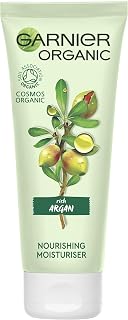 SkinActive Face Garnier Organic Argan Nourishing Daily Face Moisturiser Day Cream for Dry and Sensitive Skin, Aloe Vera,s 50 ml