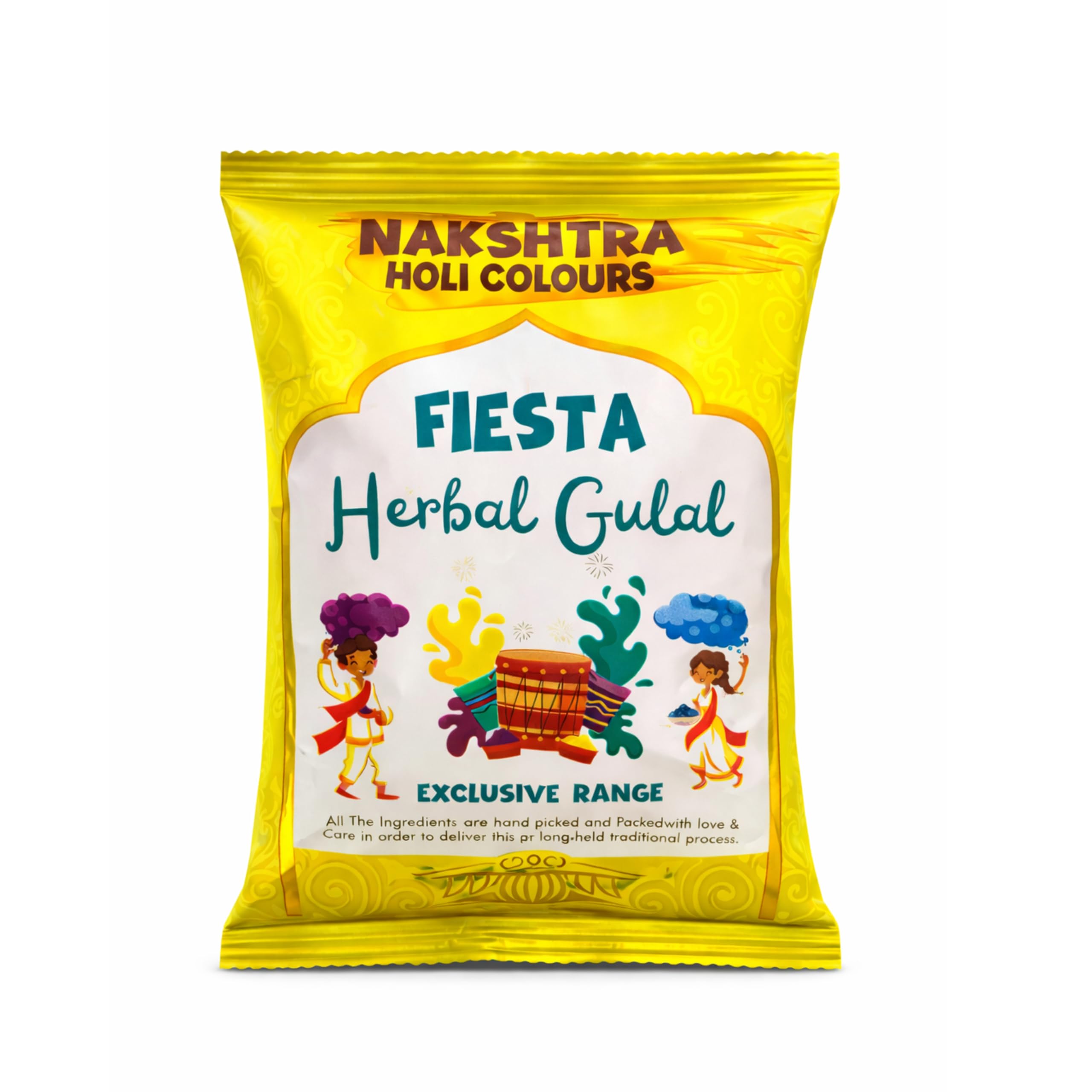 Gulal|Skin Friendly| Yellow|80g