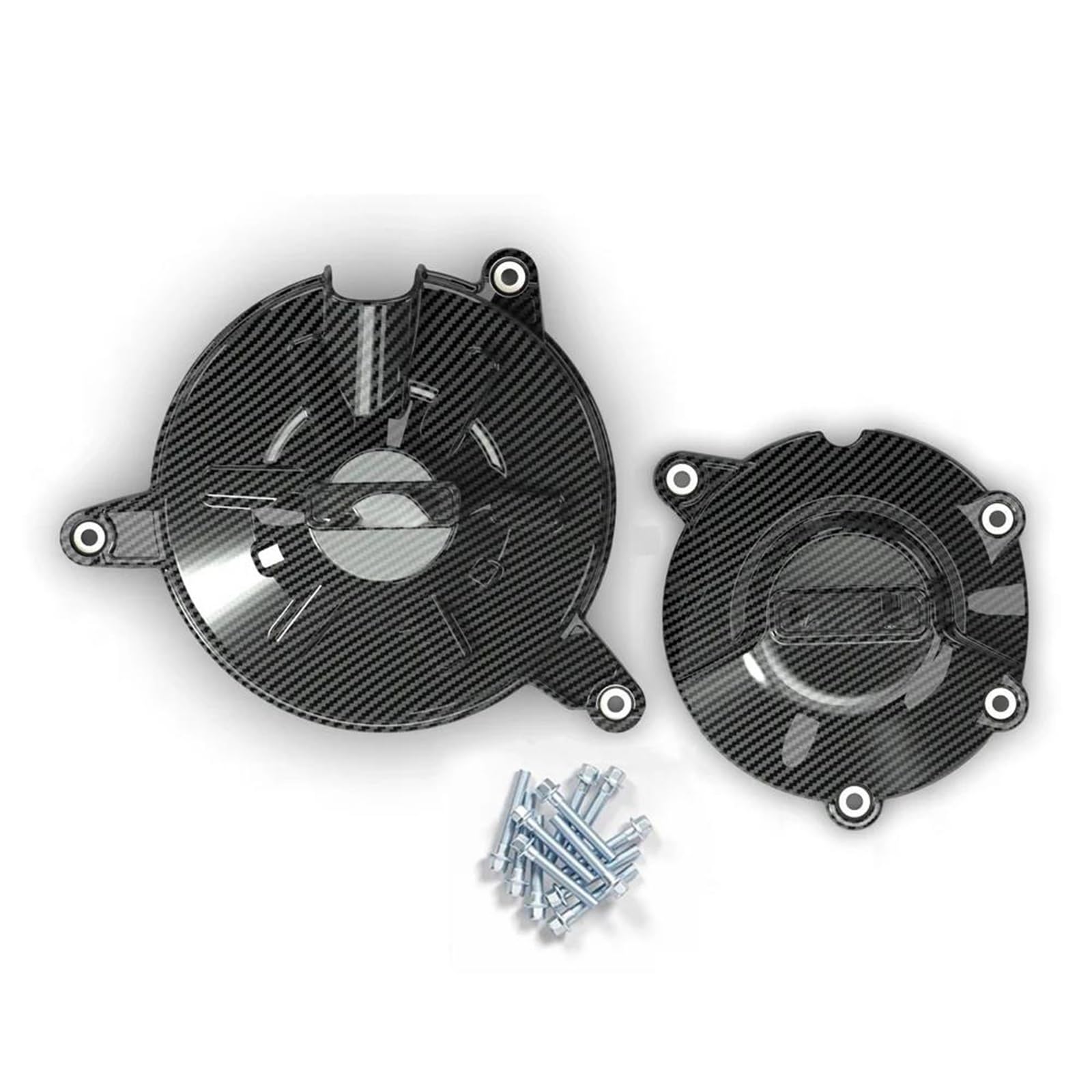 Capot de protection moteur Aprilia Tuono V4 : bouclier anti-choc look carbone thermique