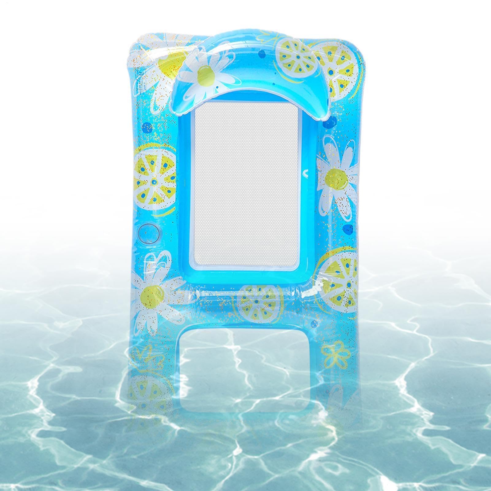 Galleggiante da piscina – Galleggianti rilassanti per adulti in piscina, materassino da sole, per viaggi estivi, fuga in resort, spiaggia, lago, all'aperto e parchi acquatici