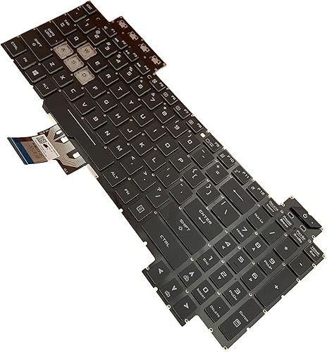 Miniatura 8 de Teclado de repuesto para portátil US Layout RGB colorido retroiluminación para Asus TUF Gaming FX505 FX505D FX505DV FX505DD FX505DT FX505DU FX505DY