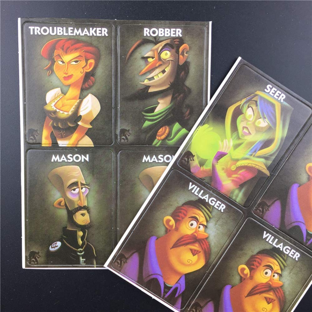 One Night Ultimate Werewolf, Card Board Games 3-10 Players Party Game,  Themed Deck Game for Family and Friends, English Version: Buy Online at  Best Price in UAE - Amazon.ae