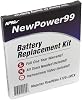 NewPower99 Battery Replacement Kit with Battery, Video Instructions and Tools for Magellan RoadMate 5120-LMTX
