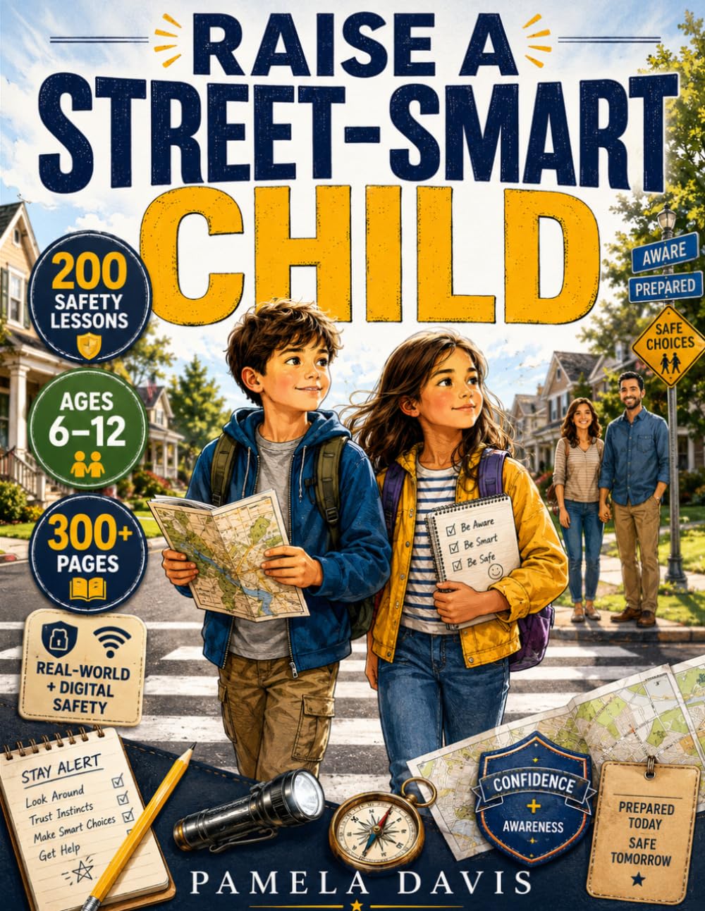 Raise a Street-Smart Child: 200 Safety Lessons for Ages 6–12 to Help Your Child Recognize Unsafe People and Tricky Situations, Handle Peer Pressure, and Stay Safe Online—Even When You’re Not There