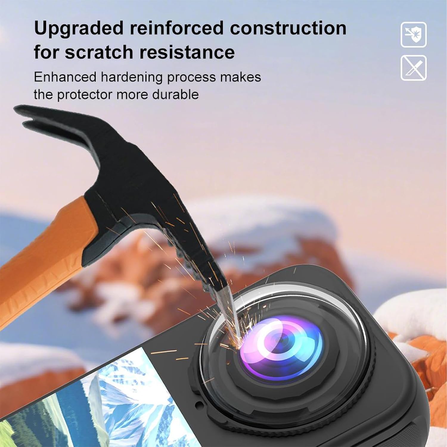 X4 Air Premium Lens Guards Compatible for Insta360 X4 Air Spherical Optical Tempered Glass Protective Cover Rotation Lens Cap Case Action Camera Accessories