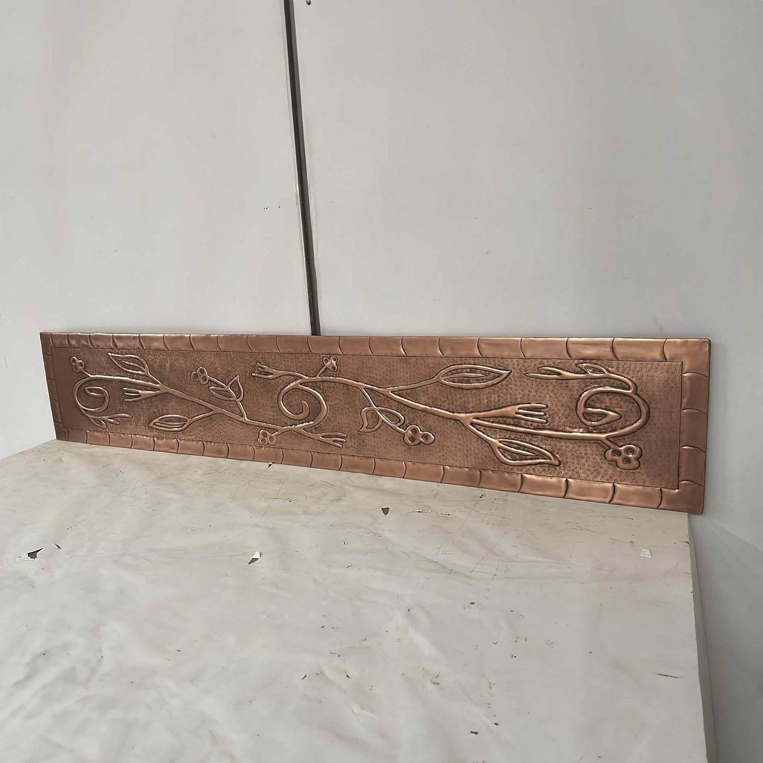 Copper Plate for Exterior Doors, Copper Kickplate Panel, Handmade Kickplate, Custom Kickplate for Door, Decorative Kickplate, Personalizable Metal Kickplate (Copper)