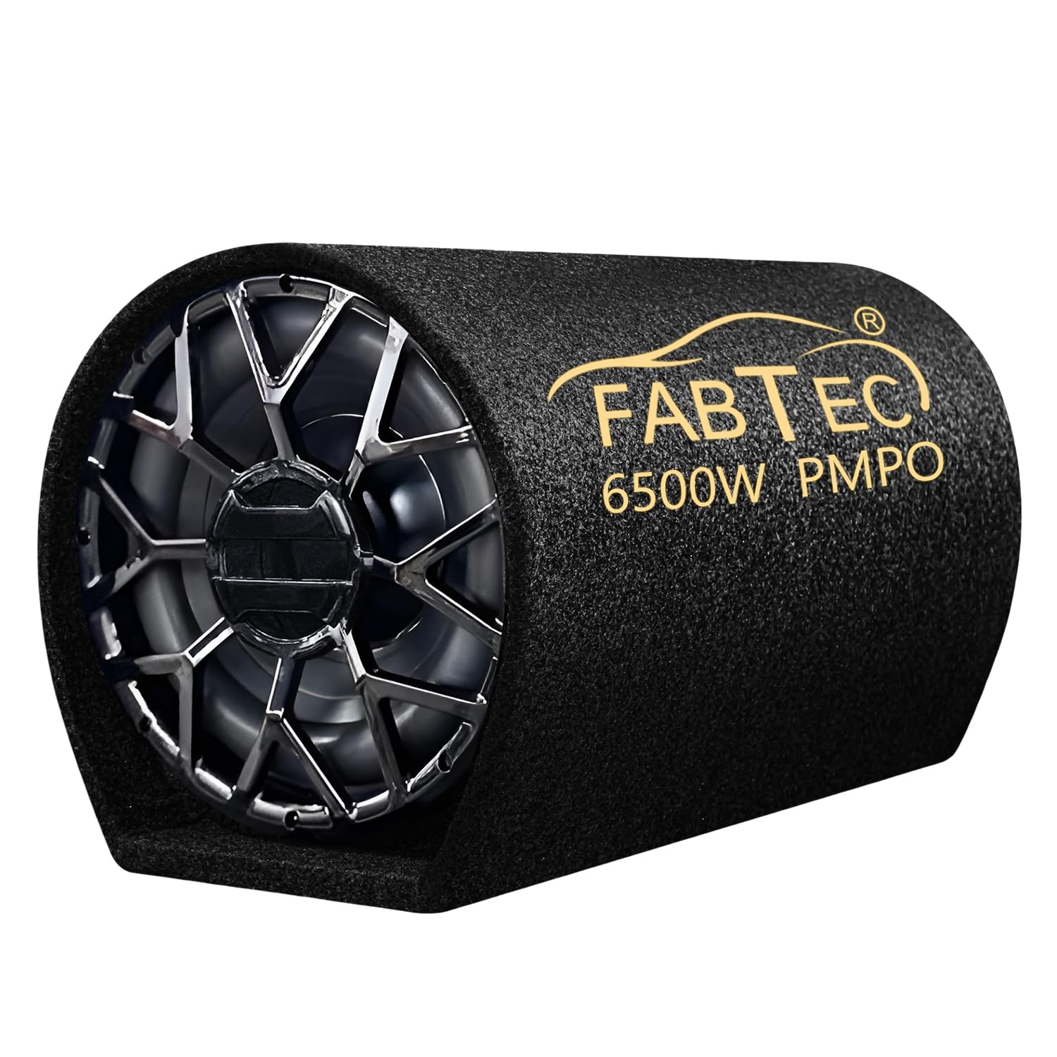 FABTEC 12 Inch High Power Active Super Car Bass Tube Subwoofer with Inbuilt Amplifier Powerful Audio and Deep Bass 6500W (Grey)-image-18