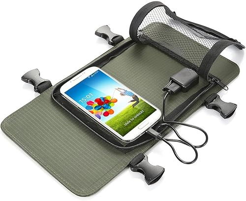 Miniatura 2 de Carga solar del panel solar de la mochila 7W para los teléfonos celulares y la fuente de alimentación del dispositivo 5V