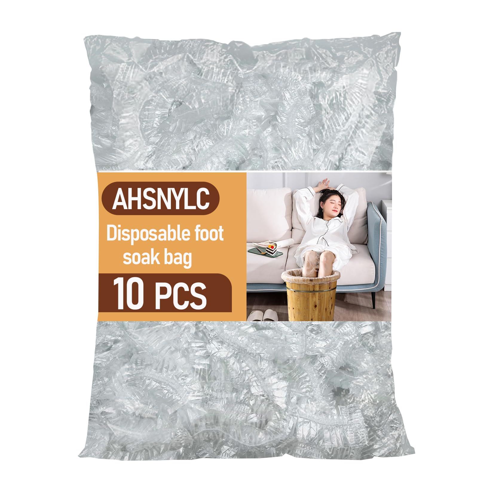 Pedicure Spa Chair Cover Liners - Clear Foot Spa Liners Disposable Plastic Foot Bath Liners Disposable Pedicure Bowl Liner Plastic Footsie Bath Covers