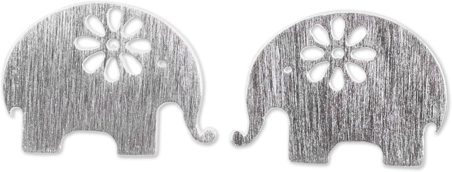 NOVICA Artisan Handmade Amethyst Dangle Earrings Artisan Crafted Silver Sterling Purple Indonesia Birthstone [1.9 in L x 0.3 in W x 0.2 in D] ' Jasmine Dew'