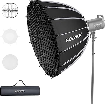Softbox Octogonale NEEWER 90 Cm Avec Monture Bowens - Pour éclairage Studio Photo/vidéo, Inclut Diffuseurs Et Grille