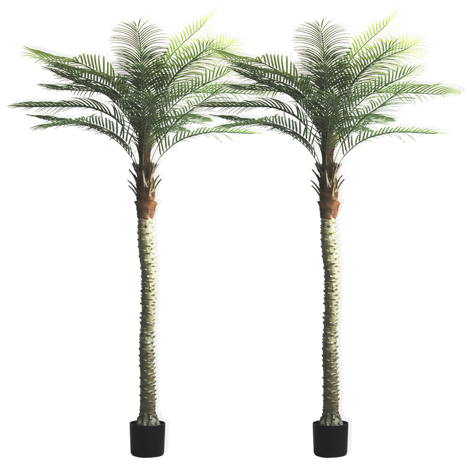 2-Pack 8.8FT Tall Artificial Palm Trees