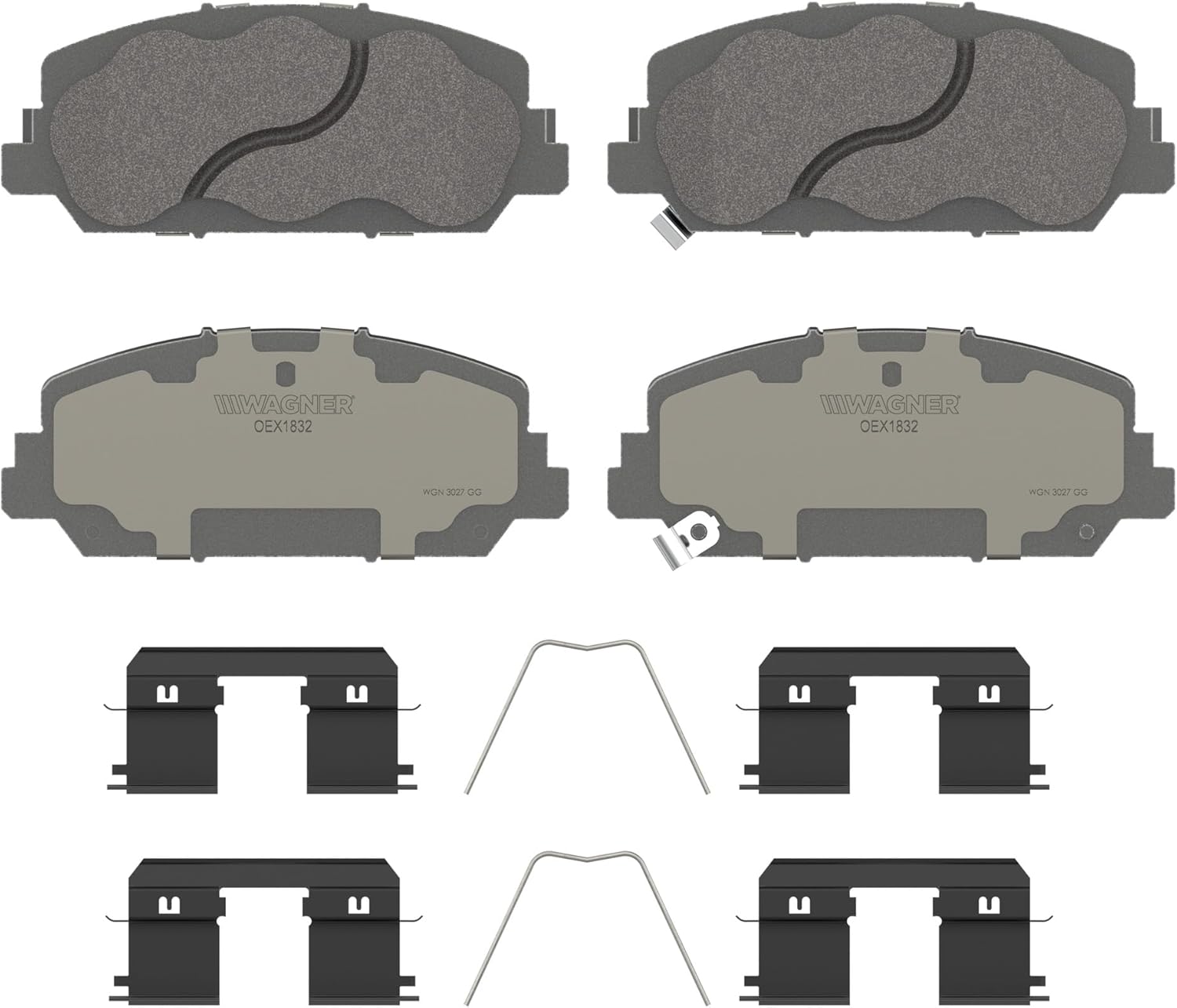 Wagner OEX OEX1832 Disc Brake Pad Set Premium Ceramic