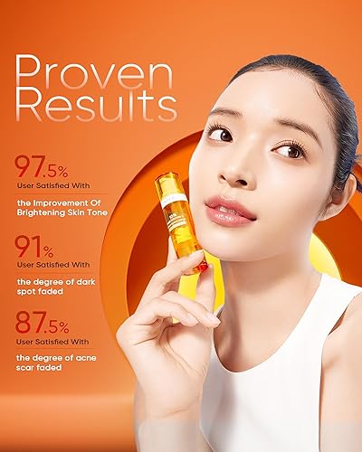 Miniatura 5 de Suero iluminador de vitamina C fresca de doble cámara para cara, suero de polvo Vit C 10% puro, corrector de manchas oscuras, a prueba de oxidación