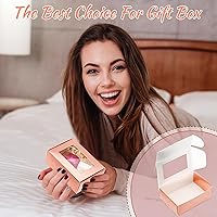 Vista 4 de Zonon 30 cajas de jabón para embalaje casero, mini cajas de papel kraft con ventana para panadería, dulces, jabón, embalaje de regalo