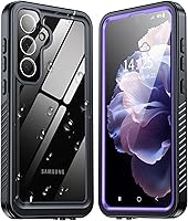 Vista 17 de ANTSHARE Funda impermeable para Samsung Galaxy S24, lente incorporada y protector de pantalla de cuerpo completo de 360°, resistente a prueba