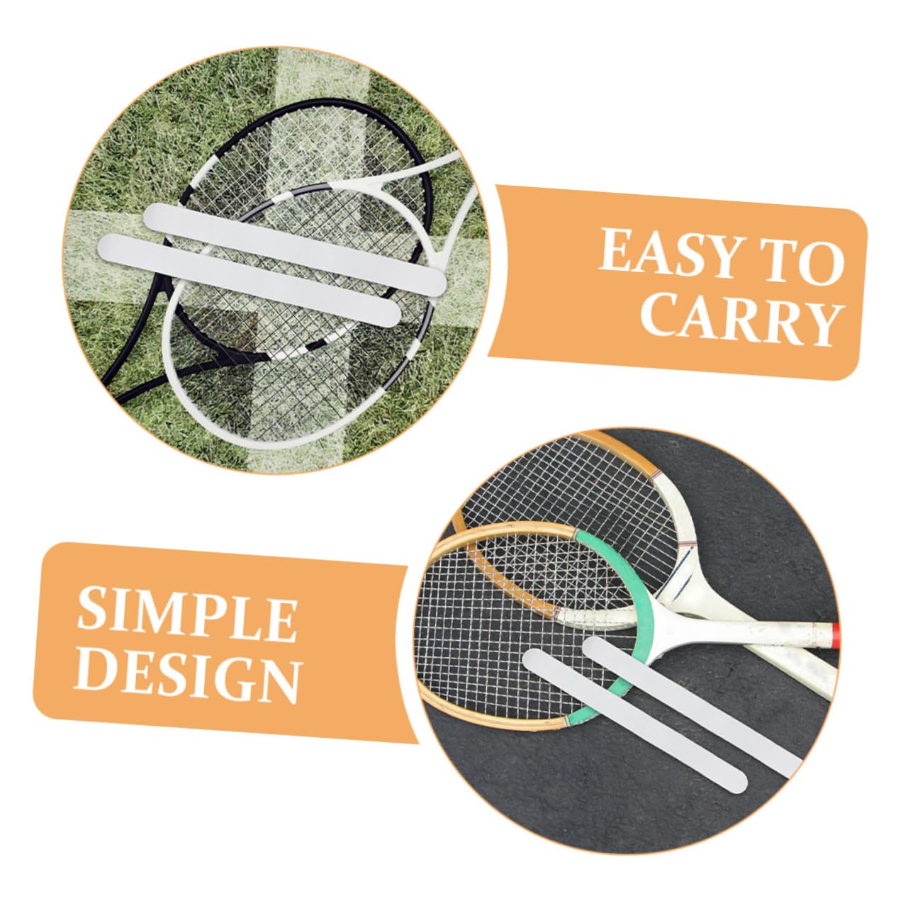 Toddmomy 5 Series Transparente para Raquetas De Tenis De Antirayaduras para Racket De Usar Adhesiva Y Duradera para Mantener 2 Piezas X 5